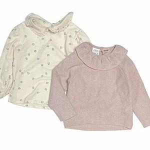 BNWT Zara Girls Long Sleeve Top Sweater Bundle